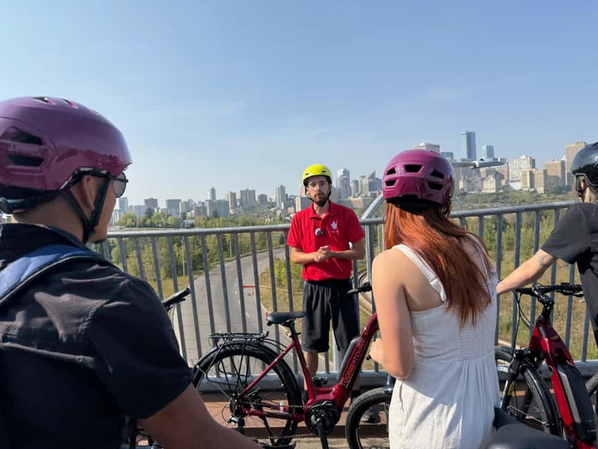 Edmonton: City Bike Tour, Highlights and River Valley - ICE District and Edmontons newer face
