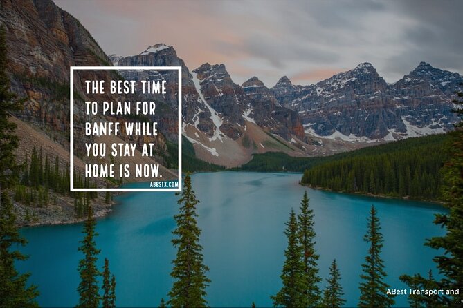 Experience Banff & Lake Louise | Moraine - PRIVATE DAY TOUR - Banff brings town views and paid options