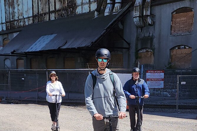 Experience Old Montreal on e-scooters with a local comedian - Griffintown, jazz history, and possible local detours