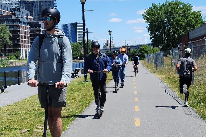 Experience Old Montreal on e-scooters with a local comedian - What the $70.95 price really covers
