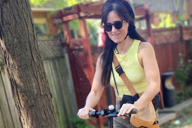 Experience Old Montreal on e-scooters with a local comedian - The physical demands and the stair question
