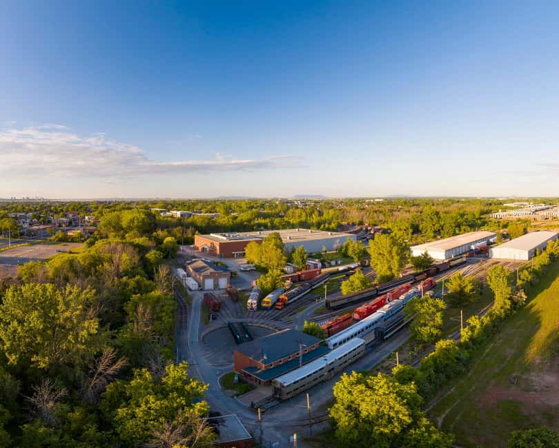 Exporail, the Canadian Railway Museum - Climb Into Streetcars, Passenger Cars, and Steam Locomotives