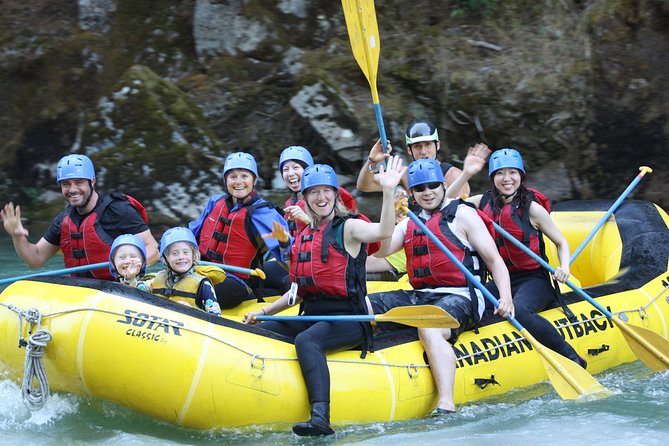 Family Friendly Cheakamus Splash Rafting - The cold-water swim