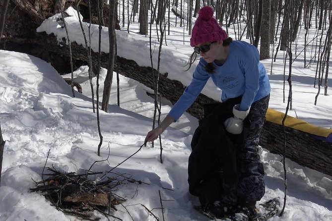 Fire Man Guided Snowshoe Tour in Mont-Tremblant - Nature lessons, local stories, and animal tracks