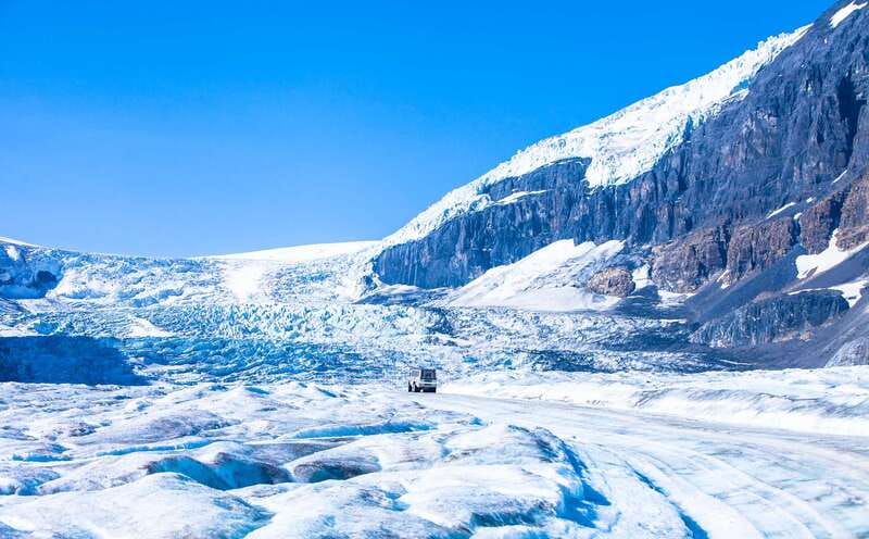 From Banff: Columbia Icefield Tour with Glacier Skywalk - Riding the Ice Explorer onto Athabasca Glacier
