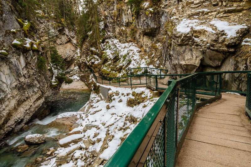 From Banff: Johnston Canyon Guided Icewalk - Meeting behind the Mount Royal Hotel
