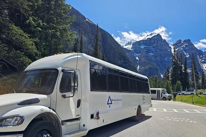 From Banff: Moraine Lake and Lake Louise Half Day Tour - The drive to Moraine Lake and the Valley of the Ten Peaks