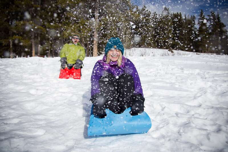 From Banff: Snowshoeing Tour in Kootenay National Park - Hot chocolate, maple taffy, and the crazy-carpet slide