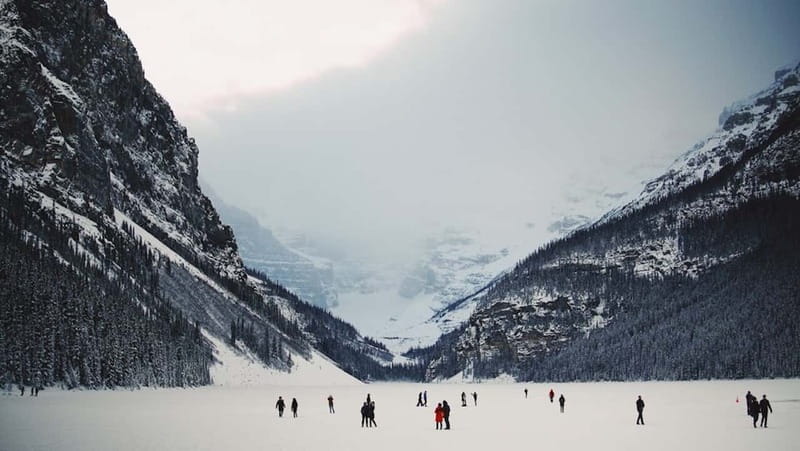 From Banff: Winter Wonderland; Lake Louise & Johnston Canyon - A quieter walk through winter powder