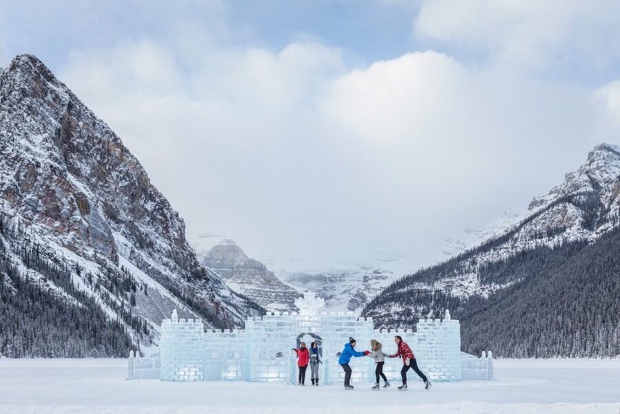 From Banff: Winter Wonderland; Lake Louise & Johnston Canyon - The return drive and local stops