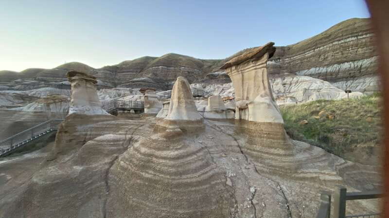 From Calgary: Canadian Badlands Private Geological Tour - Hoodoos Trail puts you among the sandstone spires