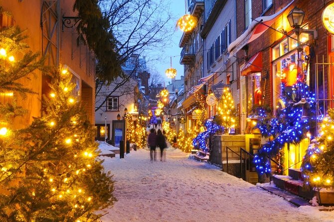 From Montreal: Quebec City One Day Trip with Hotel Pickup - Petit Champlain and the lower town