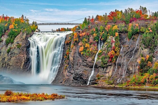 From Montreal: Quebec City One Day Trip with Hotel Pickup - Montmorency Falls: a scenic first stop