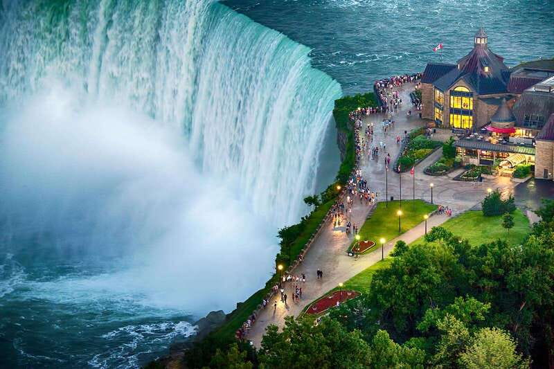From Niagara Falls Canada Tour Boat, Lunch, Journey, Skylon - Three views of Niagara Falls in one half-day