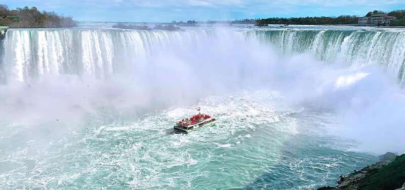 From Niagara Falls Canada Tour Boat, Lunch, Journey, Skylon - The Floral Clock and Niagara Parkway drive