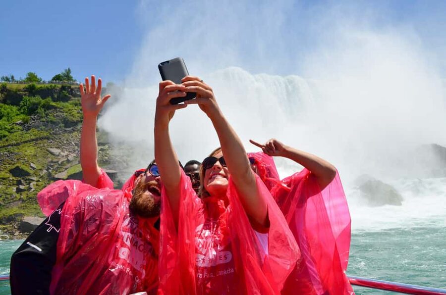 From Toronto: Niagara Falls Bus Tour with Boat Cruise - Journey Behind the Falls at 125 feet below ground