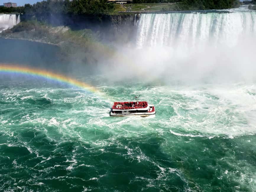 From Toronto: Niagara Falls Guided Day Tour with Boat Cruise - Niagara Whirlpool: impressive water, brief stop