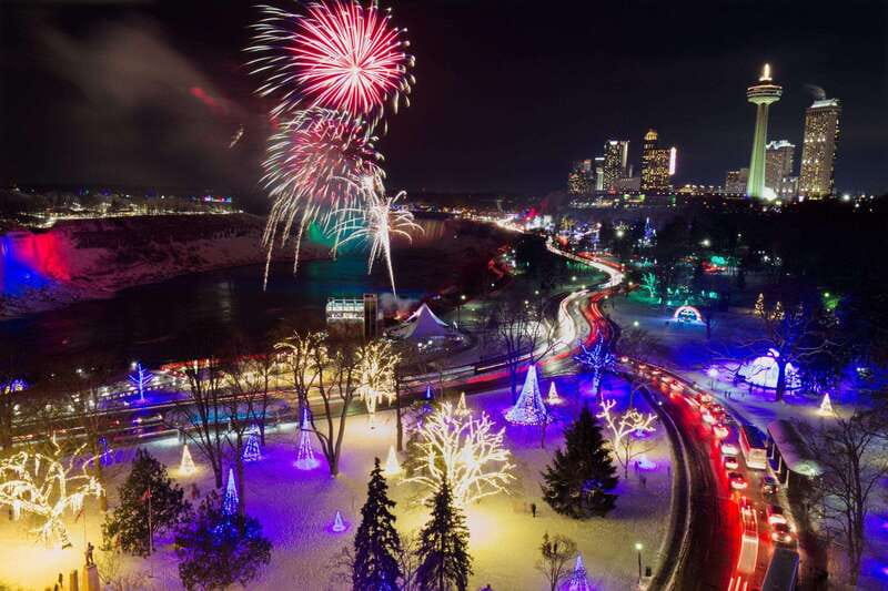 From Toronto: Winter Festival of Lights Niagara Falls Tour - Seeing the falls before sunset