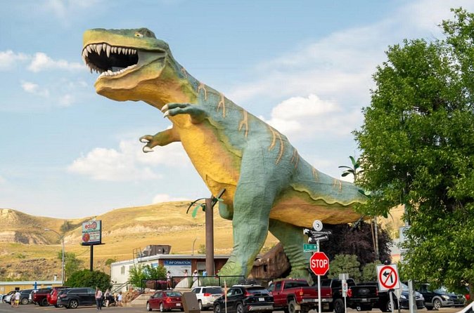 Full Day Drumheller Tour from Calgary by Coach - Crossing the Rosedale Suspension Bridge