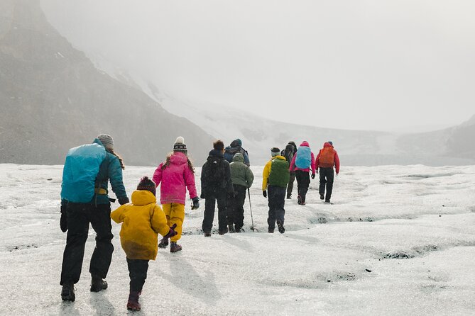 Full Day Guided Glacier Hike on The Athabasca with IceWalks - The 10-kilometer walk to the icefalls