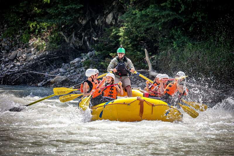 Golden, BC: Kicking Horse River Family Rafting with Lunch - A gentle rafting route through the Upper Canyon