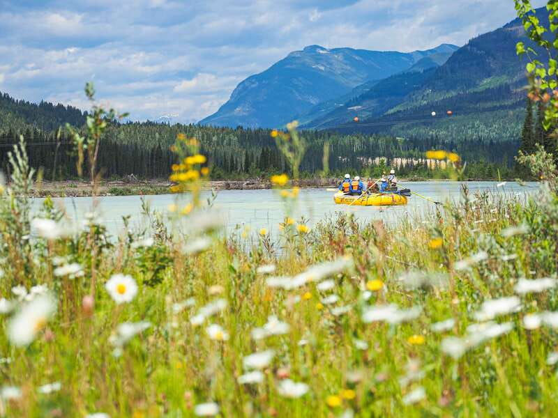 Golden, BC: Kicking Horse River Family Rafting with Lunch - A riverside BBQ after the water