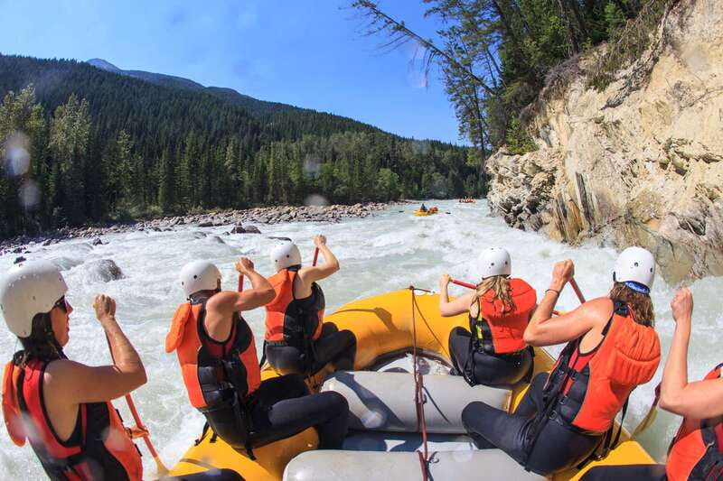 Golden, BC: Kicking Horse River Whitewater Raft Experience - From Calm Water to Class 4 Rapids