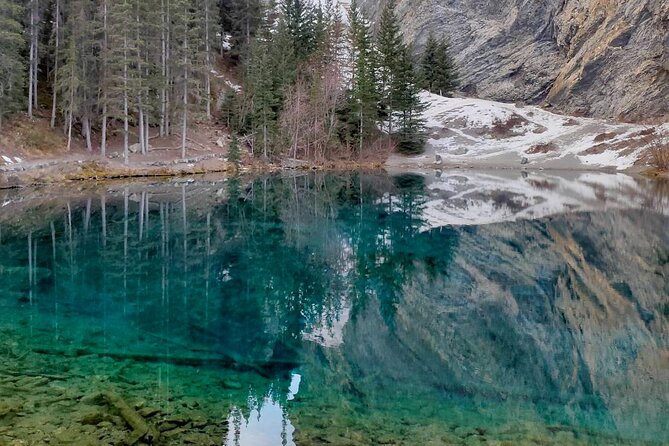 Grassi Lake and Grotto Canyon Hiking Calgary/Canmore/Banff - Grassi Lakes for blue water and Bow Valley views