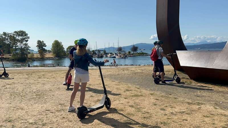 Great Vancouver EUC & E-scooters loop tour - False Creek and the return to Science World
