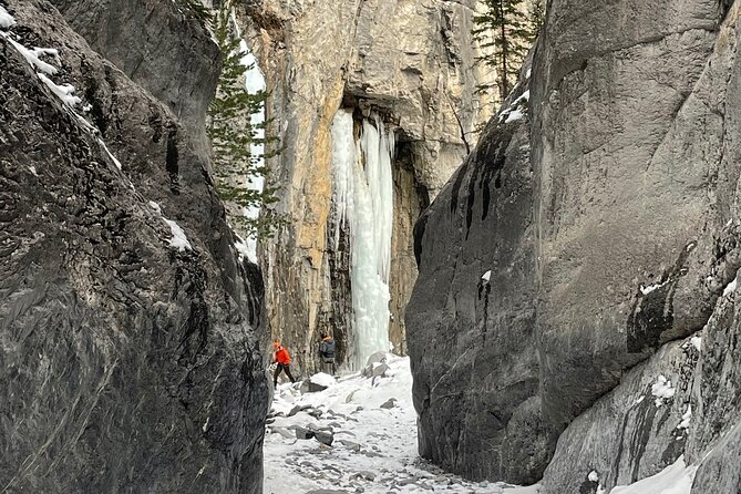 Grotto Canyon Majestic Ice Walk tour from Banff, Calgary, Canmore - Frozen waterfalls are the main visual reward