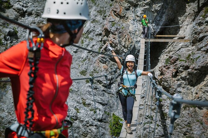 Half-Day Guided Via Ferrata Climbing Tour in Banff - Learning to clip in is the first real hurdle
