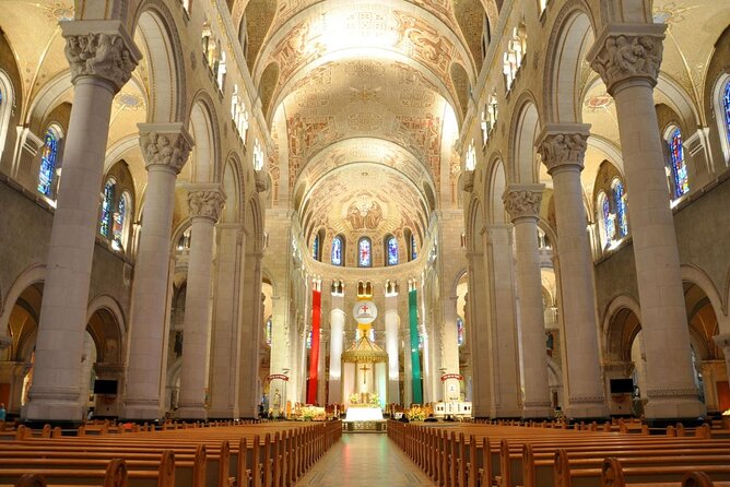 Half-Day Trip to Montmorency Falls and Ste-Anne-de-Beaupré from Quebec city - Sainte-Anne-de-Beaupré Basilica sets the tone