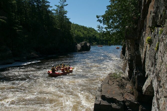 Half-Day White Water Rafting on the Rouge River - Rapids, calm pools, and the famous washing-machine hit