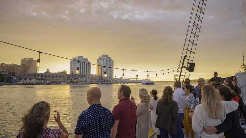 Halifax Sunset Cruise Aboard the Tall Ship Silva - Drinks, Seating, and Comfort on Deck