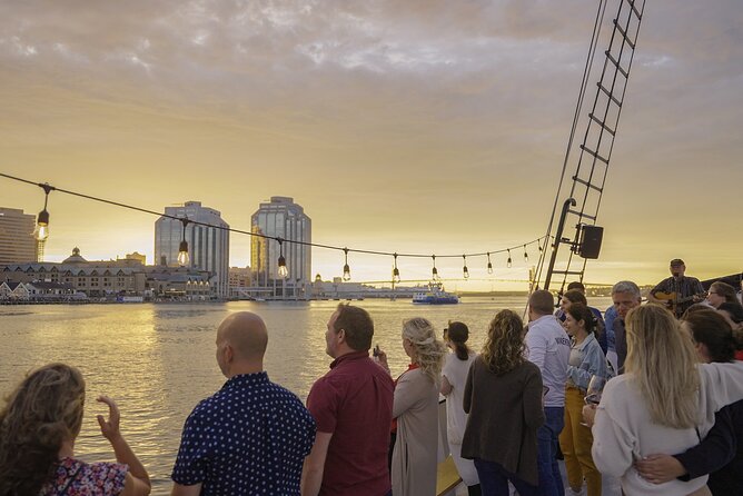 Halifax Sunset Cruise Ft. a Live Musician - Finding space on a busy evening cruise