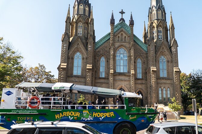 Harbour Hopper Tours: Charlottetown, PEI - Moving through Charlottetown’s narrow streets