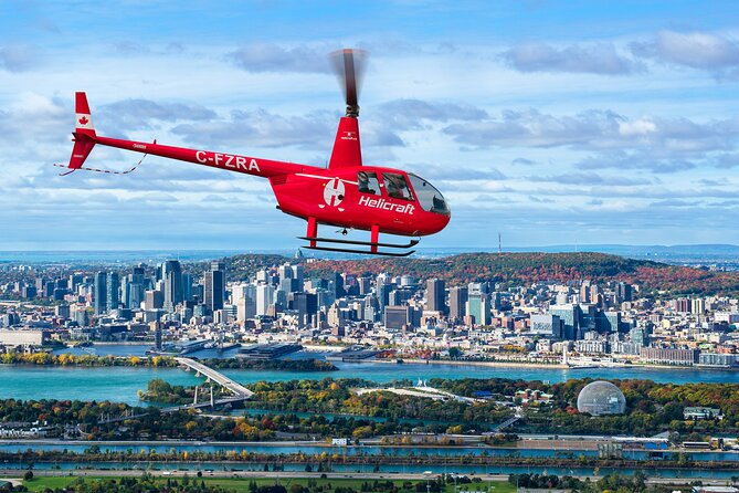 Helicopter Tour Over Montreal - What you see from Helicraft in Saint-Hubert
