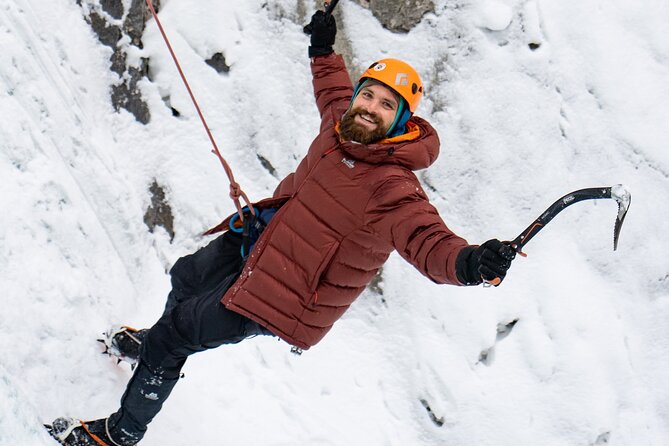 Ice Climbing Adventure in Banff: Beginner - Learning the tools before touching the ice