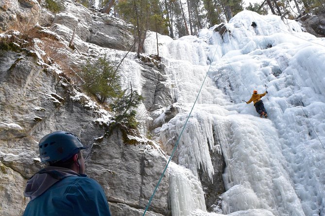 Jasper Ice Climbing Experience - Learning the gear before you climb