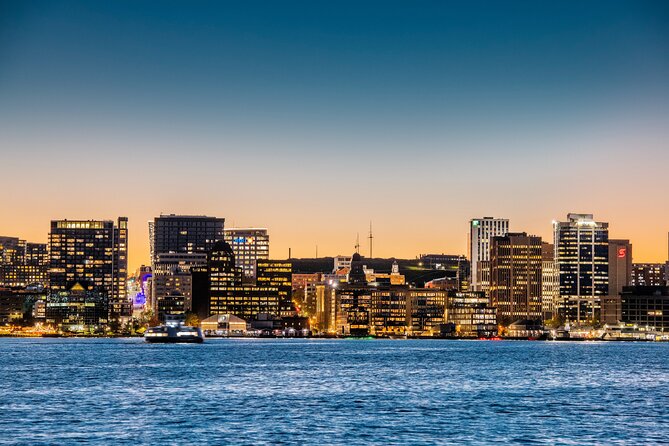 JFarwell Moonlight Yacht Cruise from Halifax Waterfront - Halifax Harbour after dark