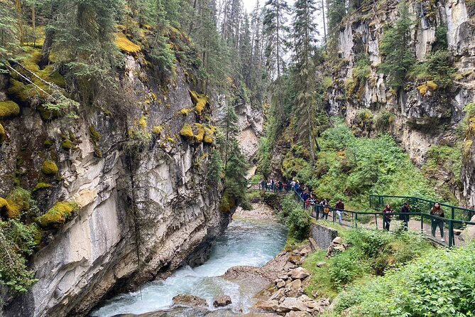 Johnston Canyon, Marble Canyon Hiking and Banff Town day tour - Marble Canyon brings turquoise water and pale stone