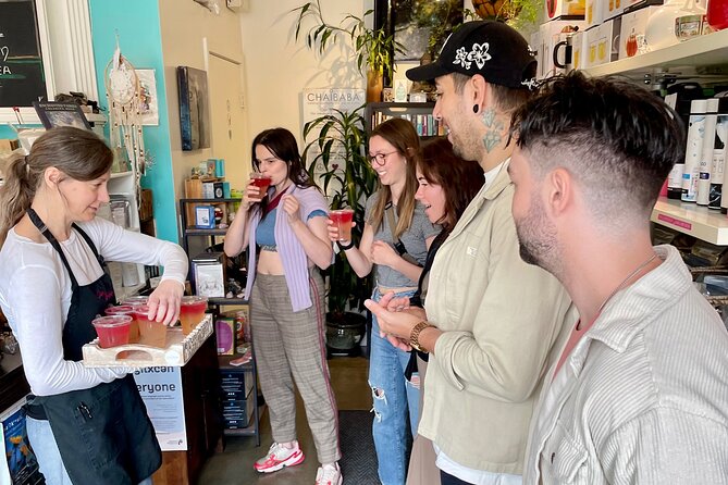 Kelowna: #1 Rated Walking Food Tour with 7 Tastings and 4 Drinks - Pizza, spirits, and Mexican cooking