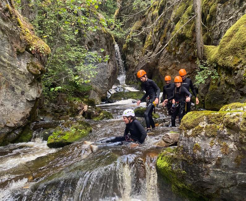 Kelowna: Adrenaline Canyoning Tour - Regular route or high-rope route?