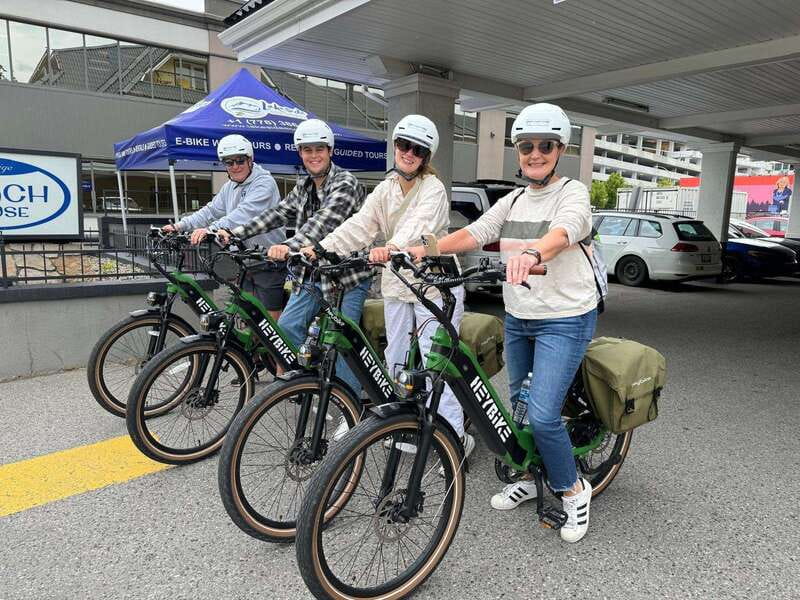 Kelowna: E-Bike Ride and Axe Throwing Adventure - Cruising the Rails with Trails route