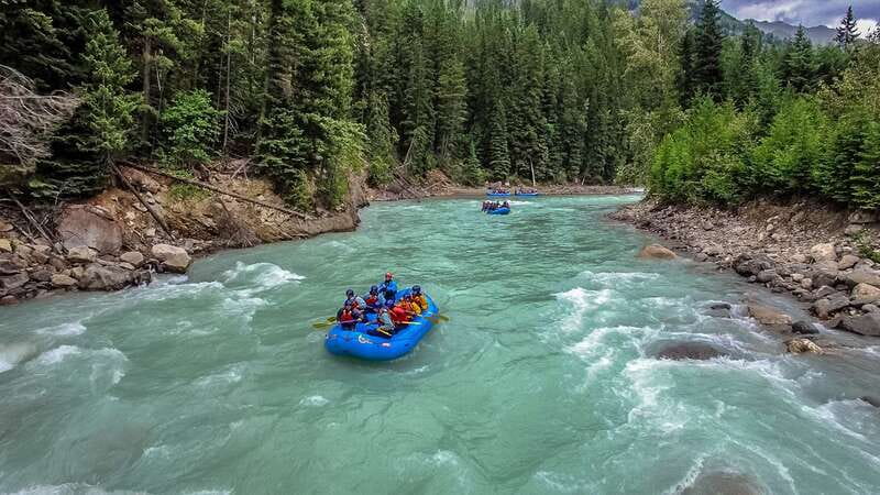 Kicking Horse River: Whitewater Rafting Experience - Getting fitted for the river
