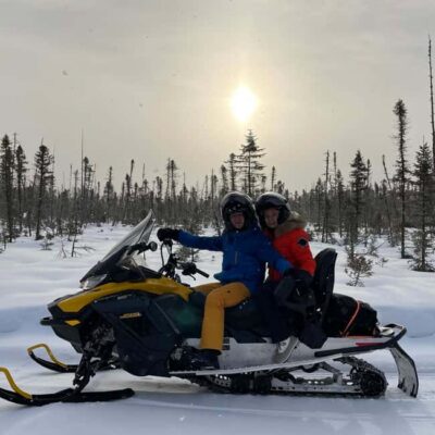 Laurentians: Snowmobile Guided Tour