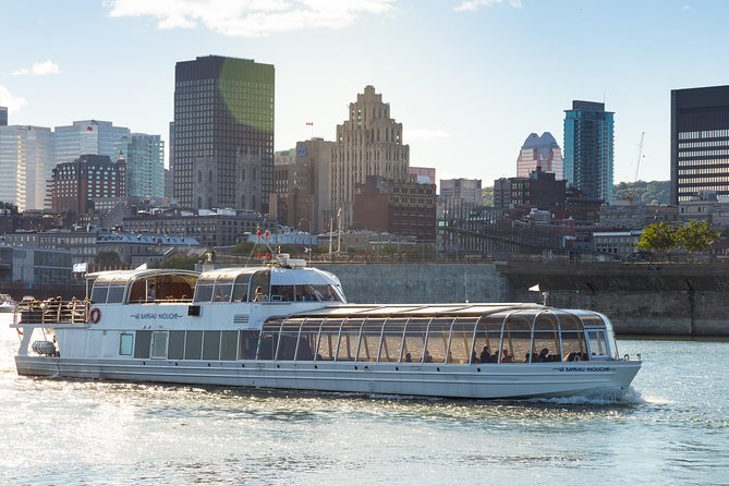 Le Bateau-Mouche Sightseeing Cruise in Montreal - The view toward the Olympic Tower