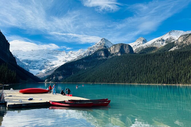 Louise,Moraine/Johnston Canyon,Emerald ,Banff(optional:Gondola) - Banff Avenue, Vermilion Lakes, and optional mountain views