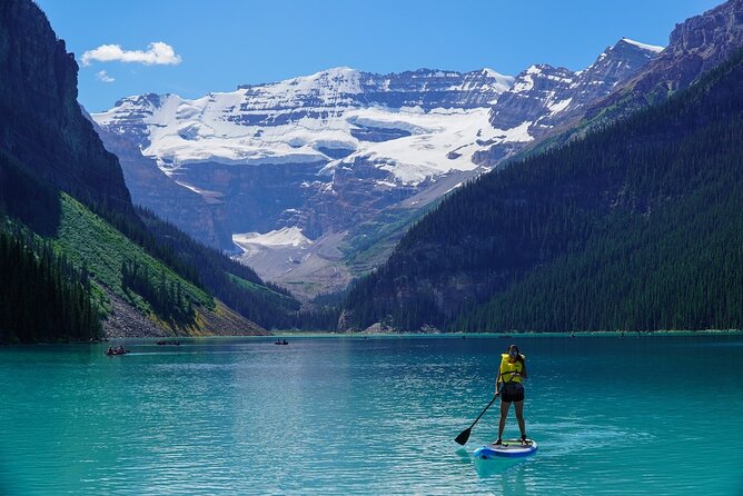 Louise,Moraine/Johnston Canyon,Emerald ,Banff(optional:Gondola) - Lake Louise gives you the classic postcard view
