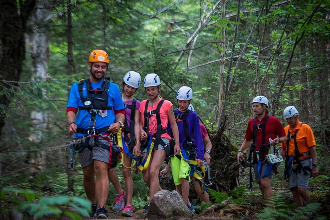 Mont Tremblant Guided Zipline Tour - Expect stairs and a moderate trail walk